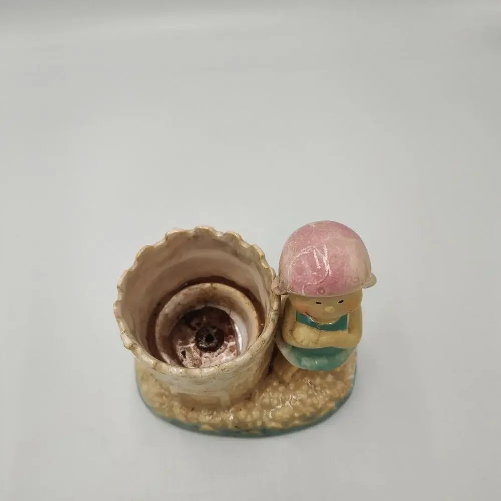 Yankee Candle‎ Girl With Beach Bucket Votive Candle Tea Light Ronnie Walter
